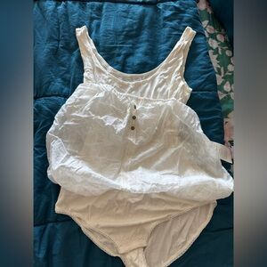 Only Hearts White Textured Bodysuit